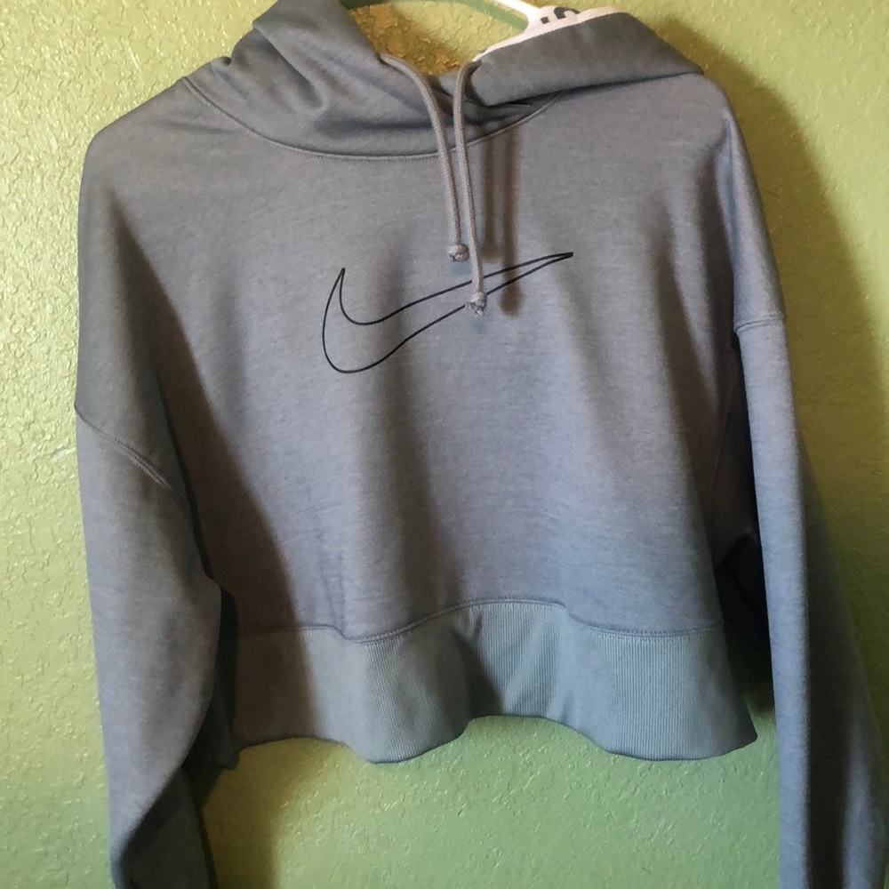 Nike crop top hoodie